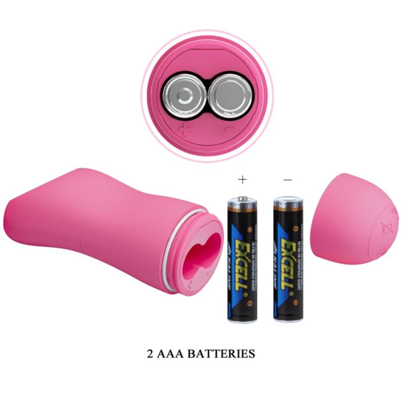 BAILE - PINÇAS ROMANTIC WAVE COM VIBRAÇÃO E ELETROCHOQUE FÚCSIA - Sex Shop Sexy
