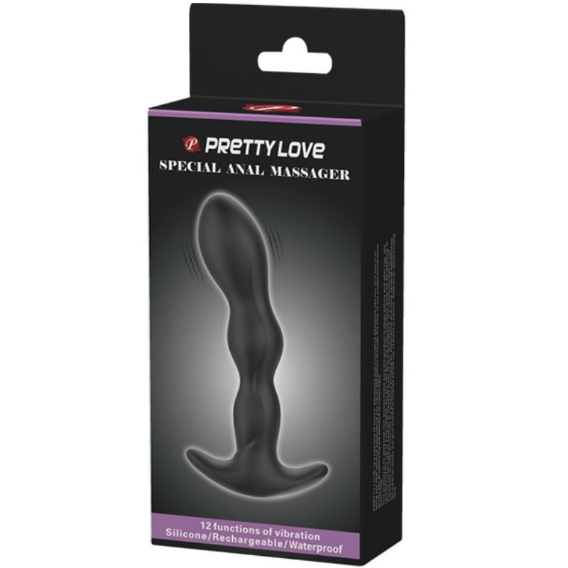 PRETTY LOVE - MASSAGEADOR ANAL 12 MODOS DE VIBRAÇÃO - Sex Shop Sexy