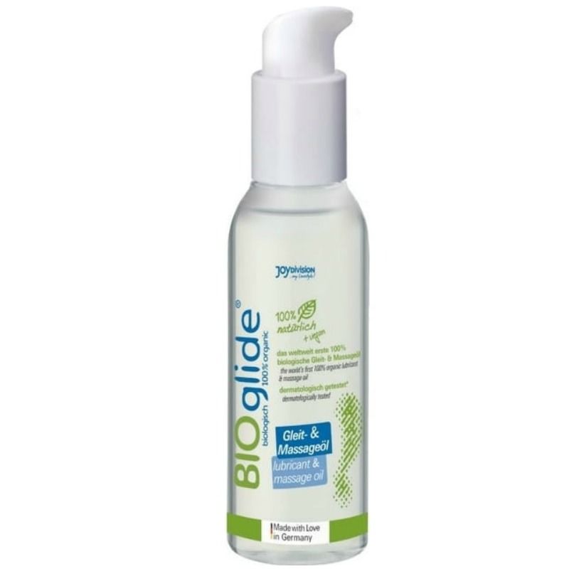BIOGLIDE - ÓLEO DE MASAJE Y LUBRIFICANTE ORGÂNICO 125 ML