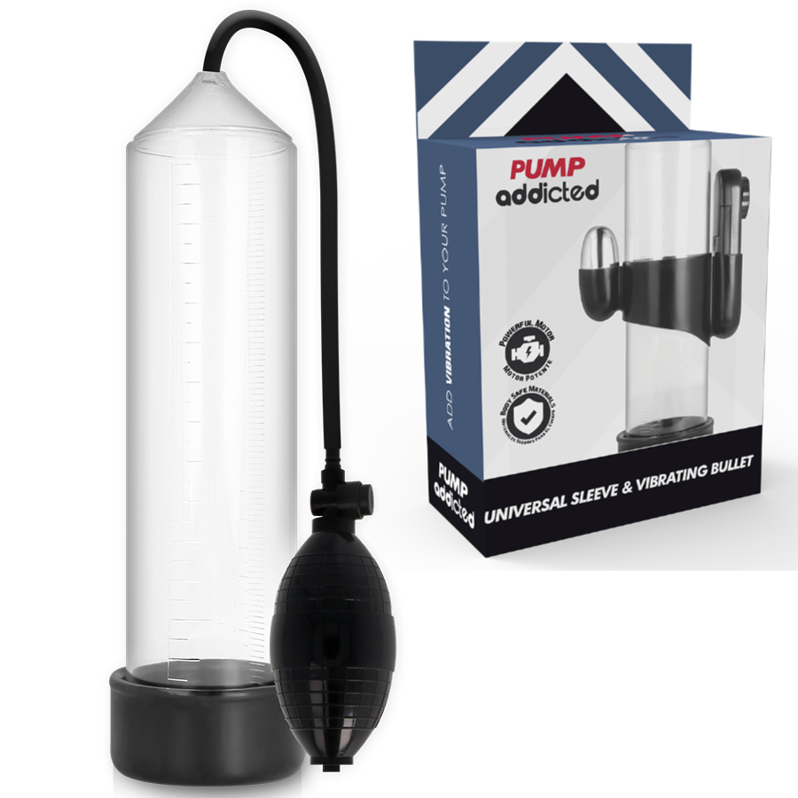 PUMP ADDICTED - RX3 VIBRADOR TRANSPARENTE - Sex Shop Sexy