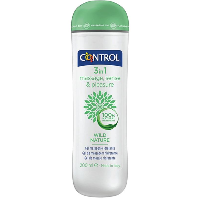 CONTROL - GEL DE MASAJEM NATUREZA SELVAGEM 3 EM 1 200 ML