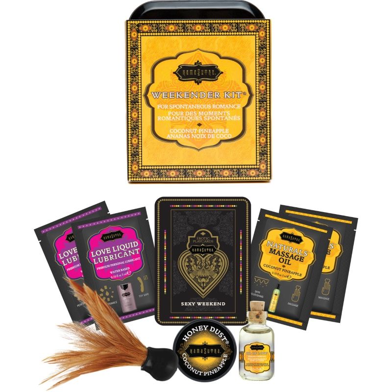 KAMASUTRA - KIT DE HOJA DE FIN DE SEMANA COCO E ABACAXI
