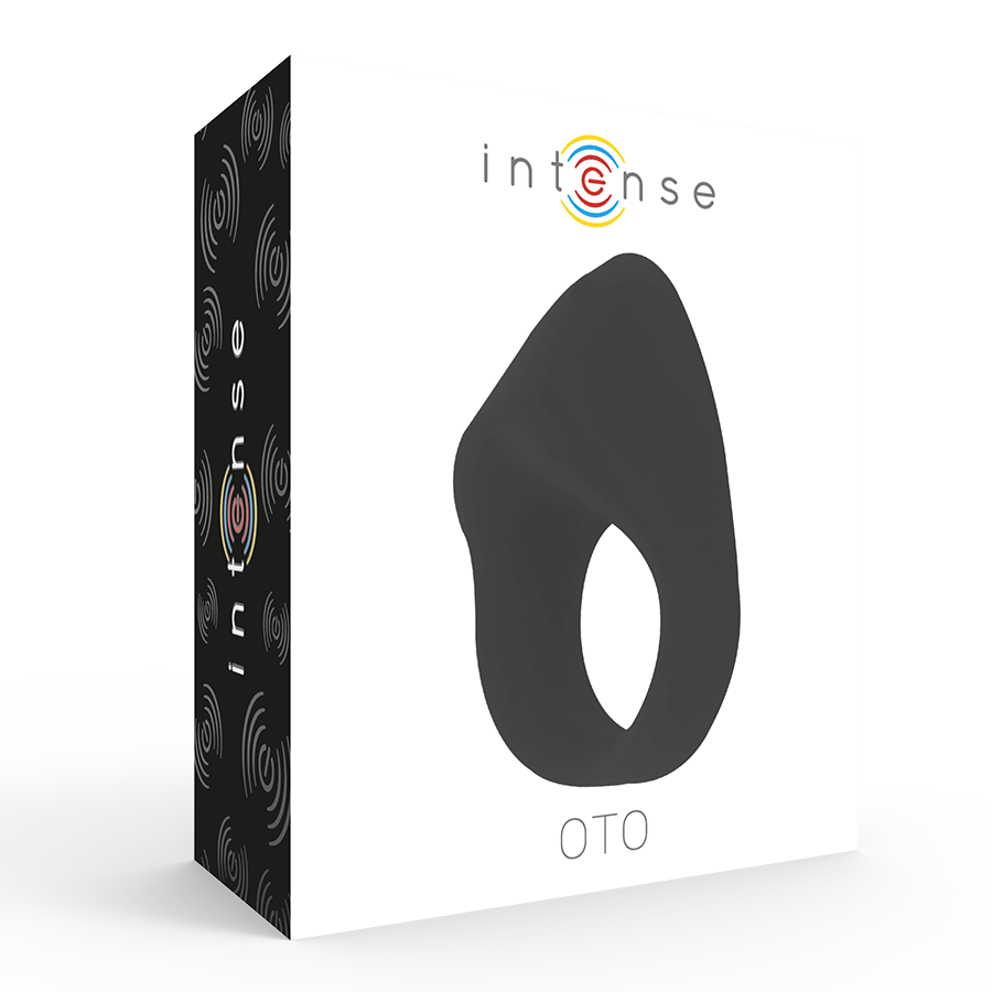 INTENSO - ANEL VIBRADOR RECARREGVEL OTO PRETO