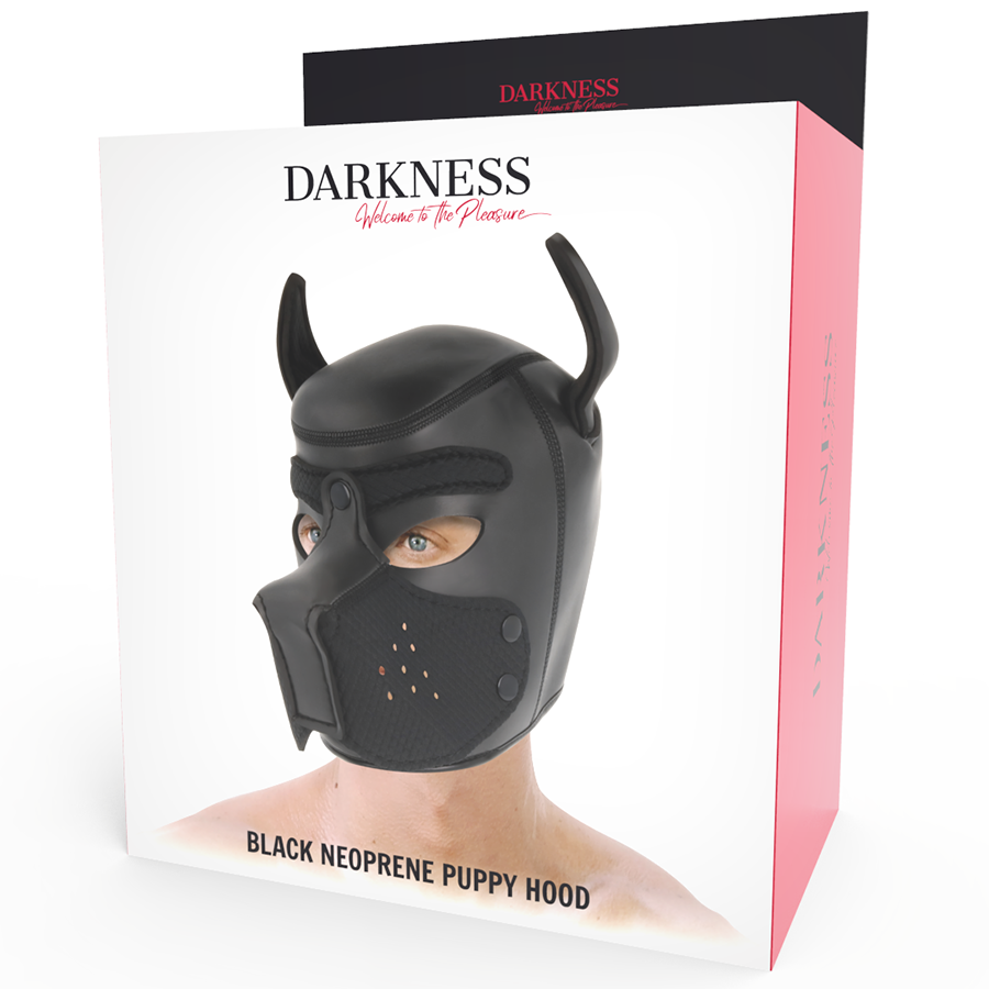 DARKNESS - MSCARA DE NEOPRENO PARA CES COM FOCINHO REMOVÍVEL M