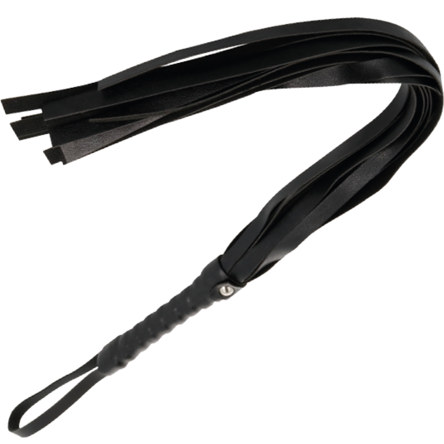 OSCURIDAD - CHICOTE DE BONDAGE PRETO 45 CM