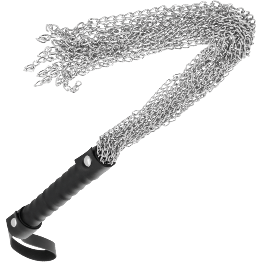OSCURIDAD - CHICOTE DE METAL BONDAGE BDSM