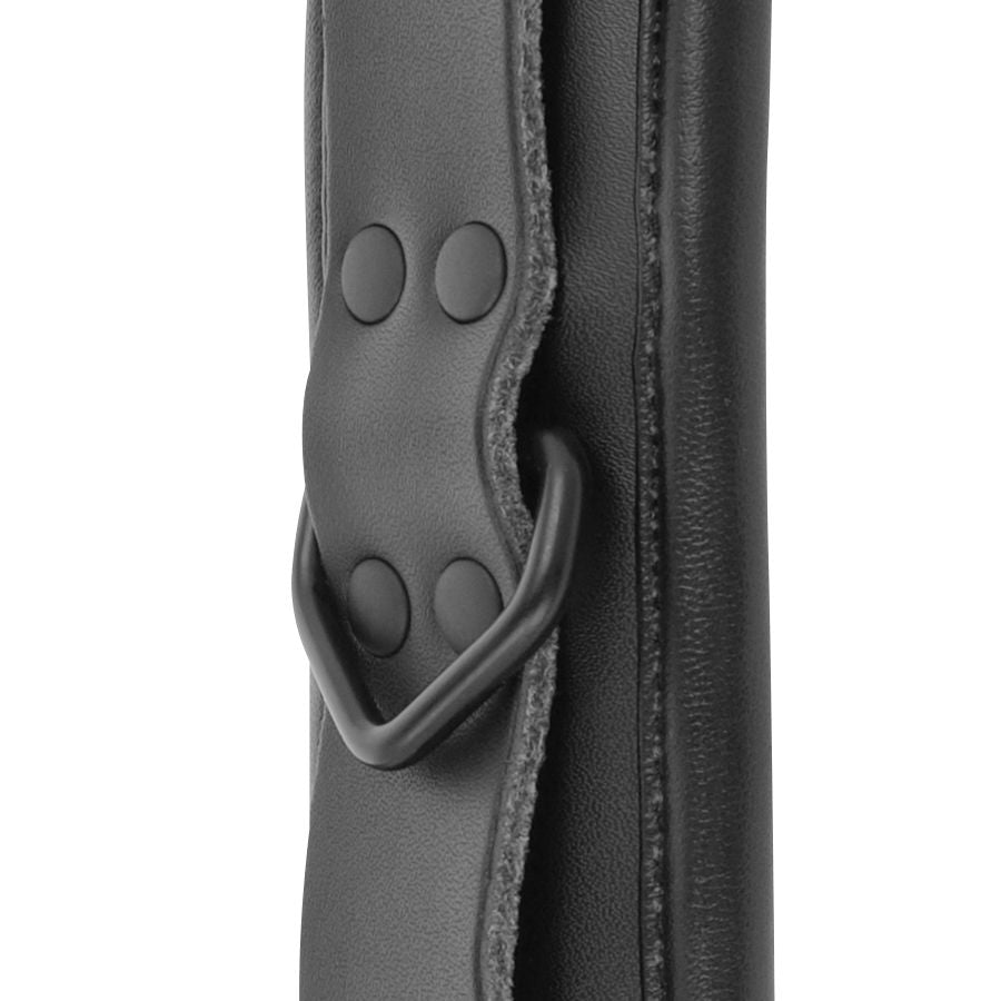 OSCURIDAD - ALGEMAS DE MÃOS DE COURO PRETO AJUSTÁVEIS