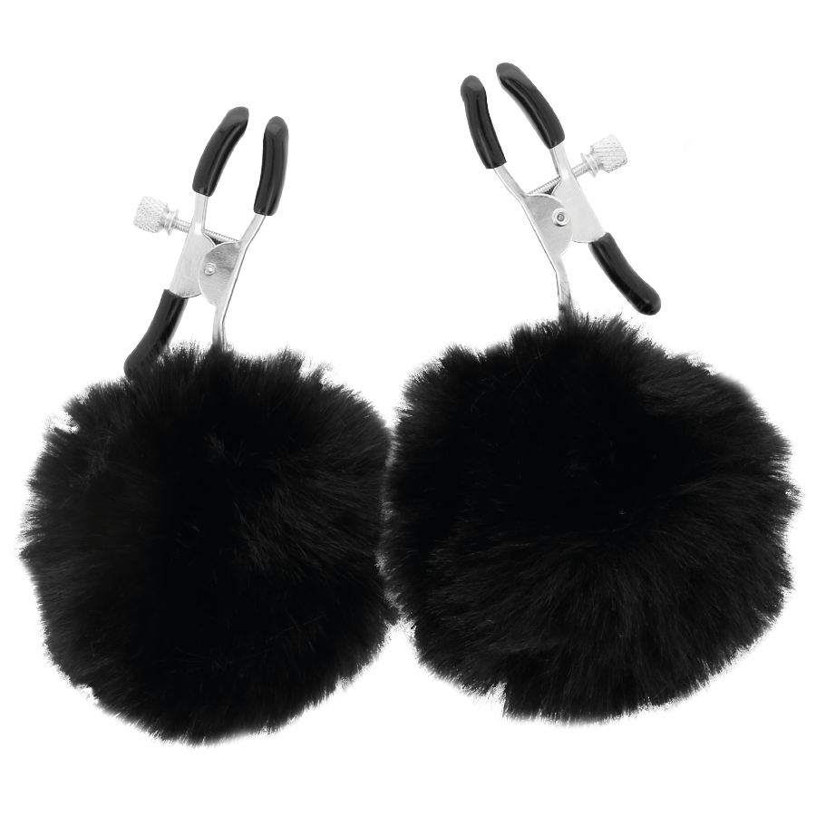 DARKNESS - PINÇAS PARA MAMILOS COM POMPOM