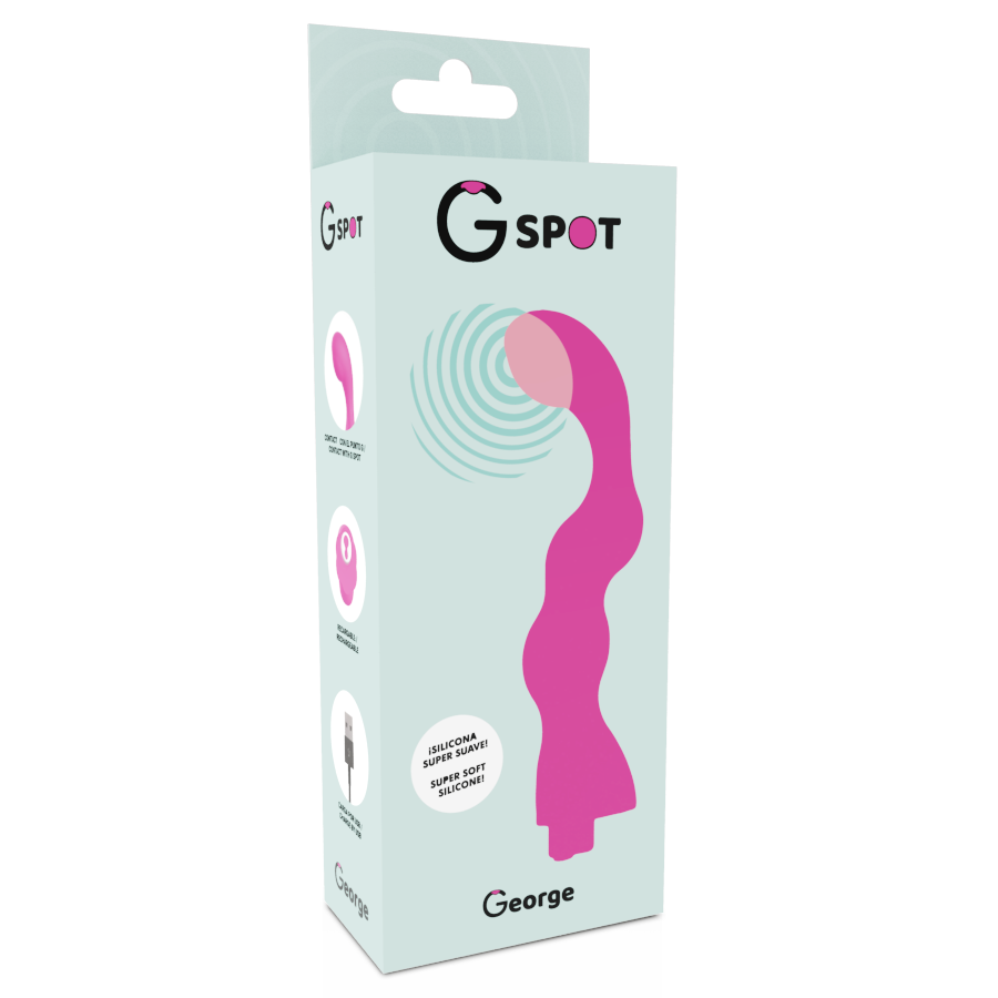 PUNTO G - GEORGE VIBRADOR GUM ROSA