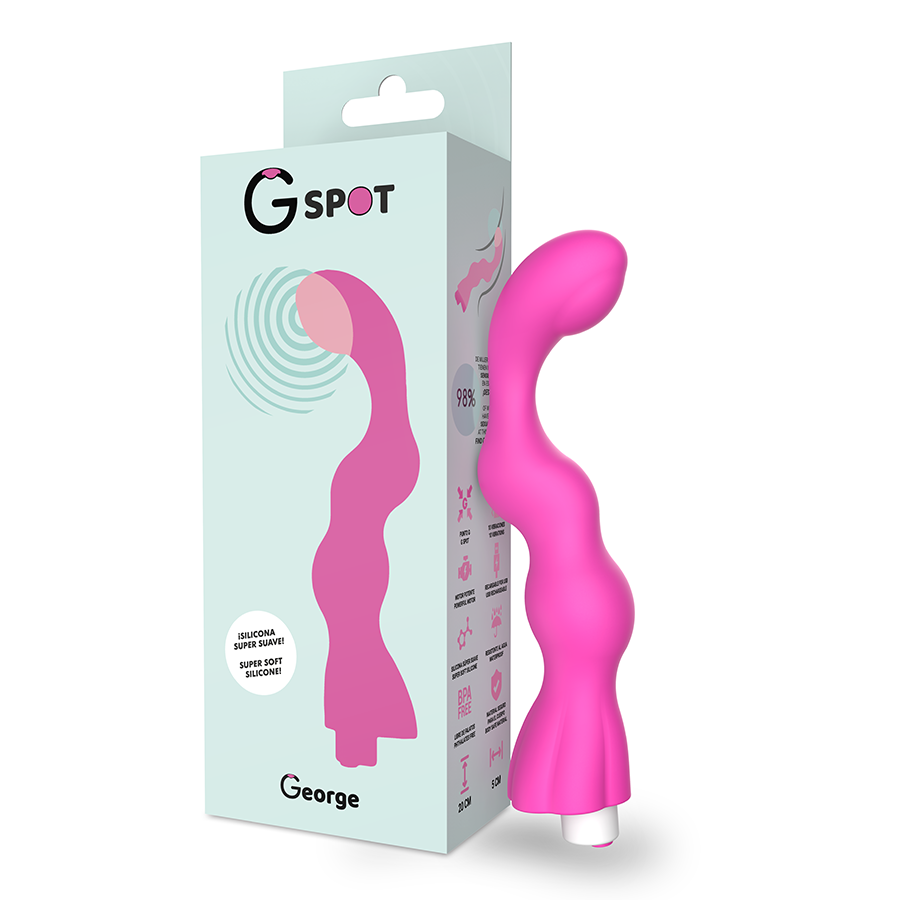 PUNTO G - GEORGE VIBRADOR GUM ROSA
