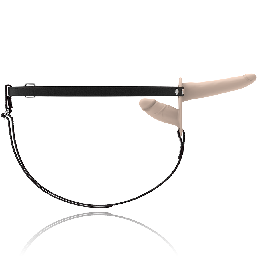 ARNES SUMISIVO FETISH - VIBRADOR FLESH UP DE DUPLA PENETRAO