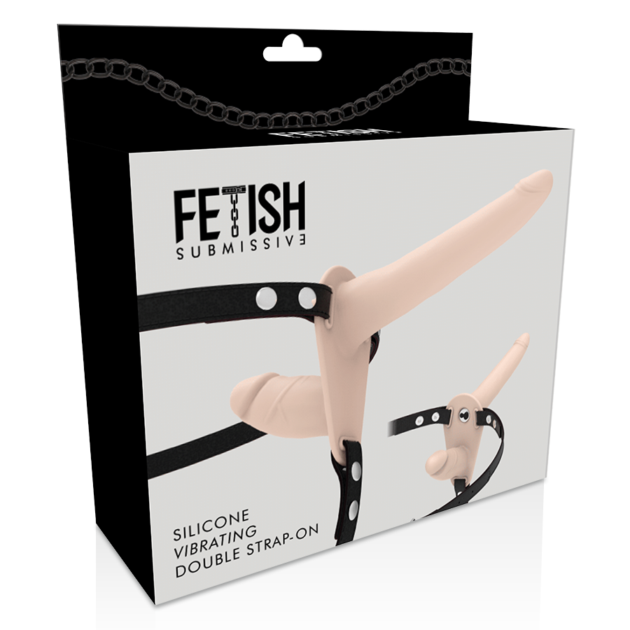 ARNES SUMISIVO FETISH - VIBRADOR FLESH UP DE DUPLA PENETRAO