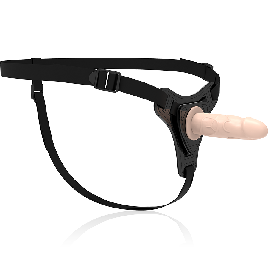 FETISH SUBMISSIVE HARNESS - SILICONE COR DE PELE REALISTA 12.5 CM