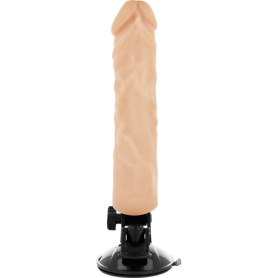 BASECOCK - CONTROLE REMOTO VIBRADOR REALÍSTICO PRETO 21 CM -O- 4 CM