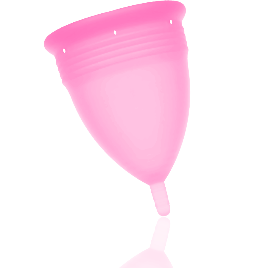 STERCUP - COPO MENSTRUAL DE SILICONA FDA ROSA - TAMANHO L