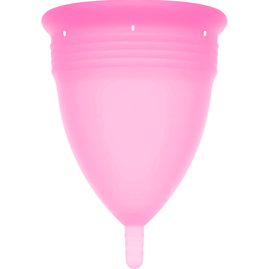 STERCUP - COPO MENSTRUAL DE SILICONA FDA ROSA - TAMANHO L