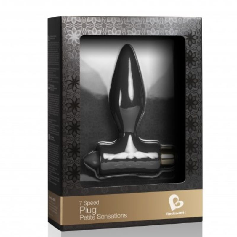 ROCKS-OFF - PLUG ANAL PETITE SENSACIONES PARA INICIANTES - NEGRO