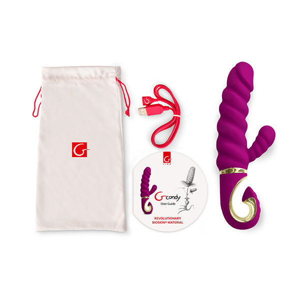 G-VIBE - JUGUETES DIVERTIDOS CONEJO VIBRADOR GCANDY SWEET RASPBERRY