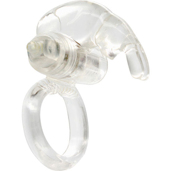 SIETE CREACIONES - ANEL VIBRADOR DE SILICONA TRANSPARENTE