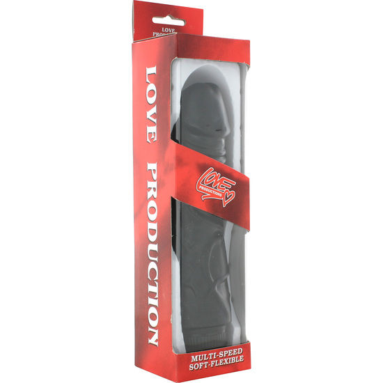 SEVEN CREATIONS - VIBRADOR PERFECT PLEASURES NEGRO 22 CM