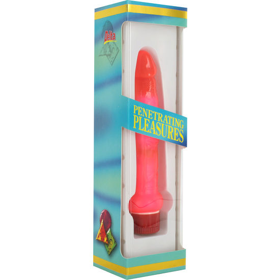 SIETE CREACIONES - VIBRADOR ANAL JELLY FINO ROSA
