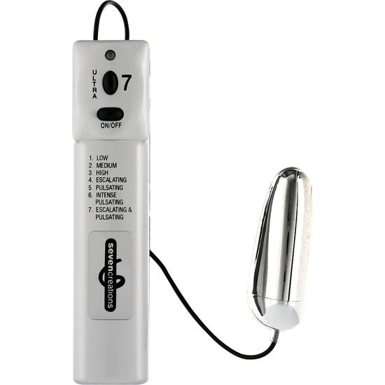 SIETE CREACIONES - HUEVO VIBRADOR ULTRA 7 VECTOR
