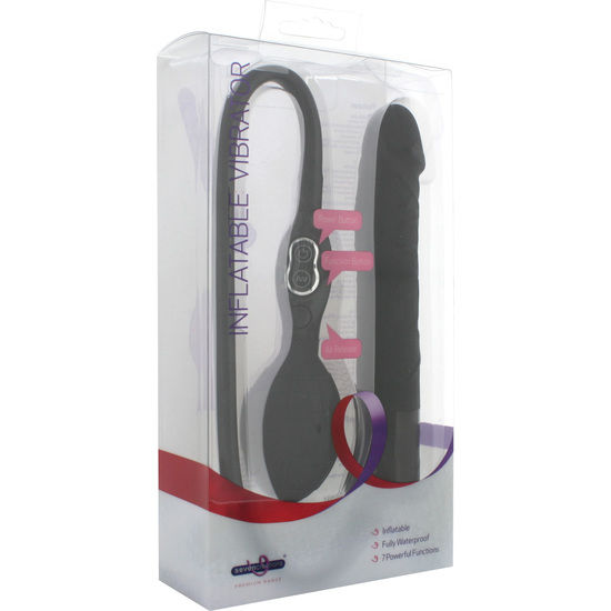 SIETE CREACIONES - VIBRADOR INFLVEL PRETO