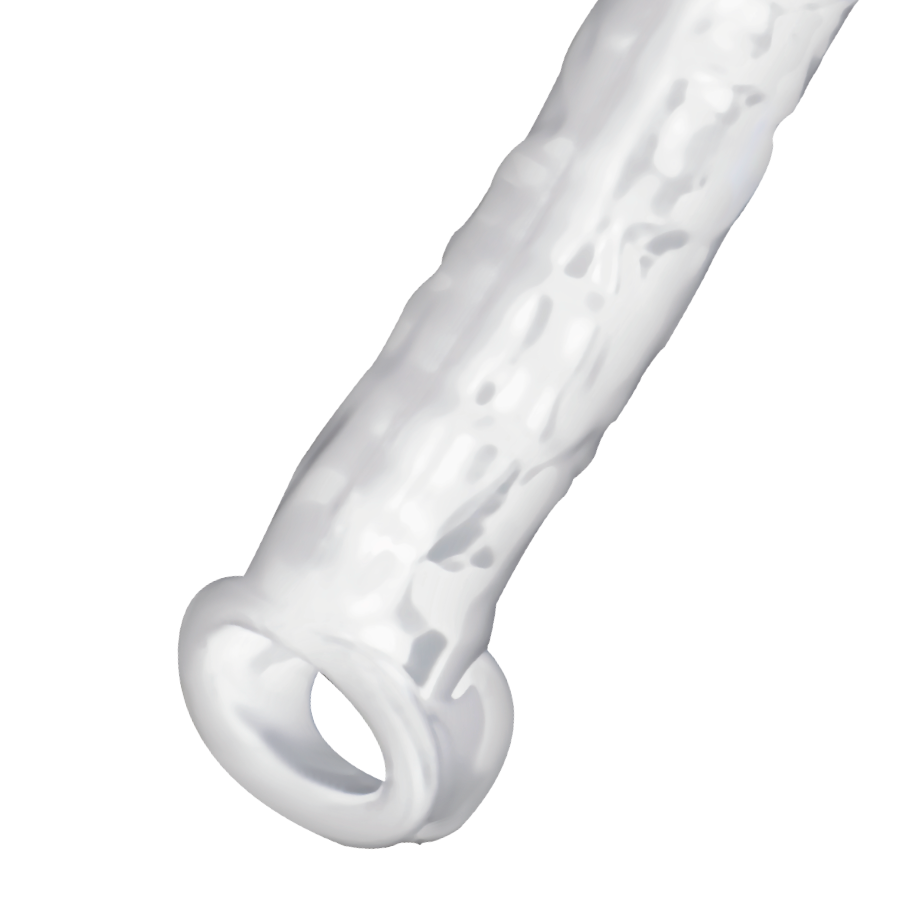 JUGUETES ADICTO - DONG EXTENSO TRANSPARENTE