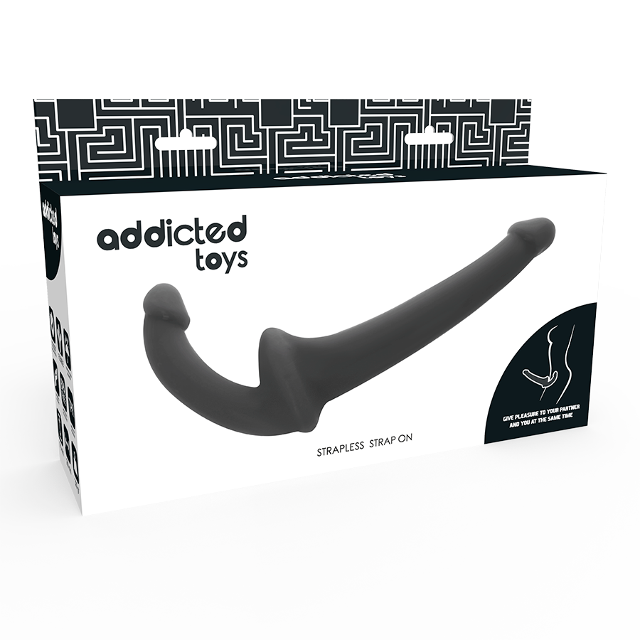 JUGUETES ADICTOS - DILDO COM RNA S SEM SUJEITO PRETO