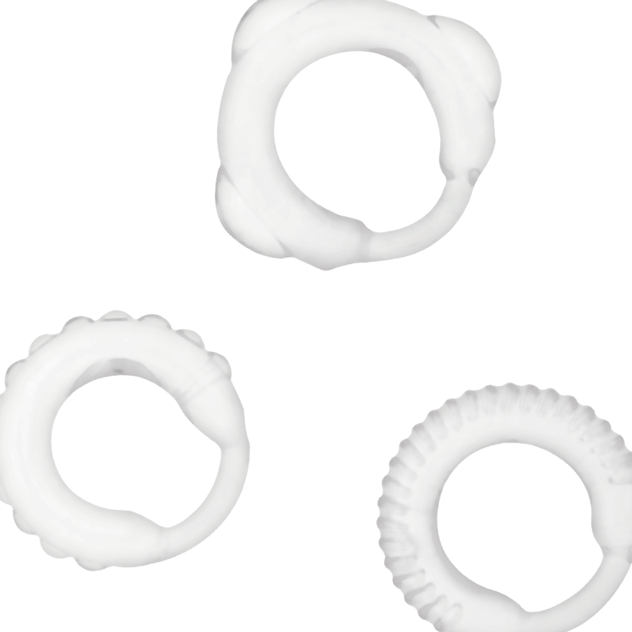JUGUETES ADICTO - SET DE ANILLOS EN C CLARO