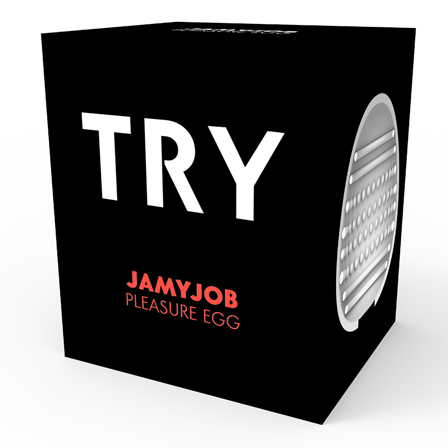 JAMYJOB -MASTURBADOR HUEVO VERSO PRETA DISCRETT