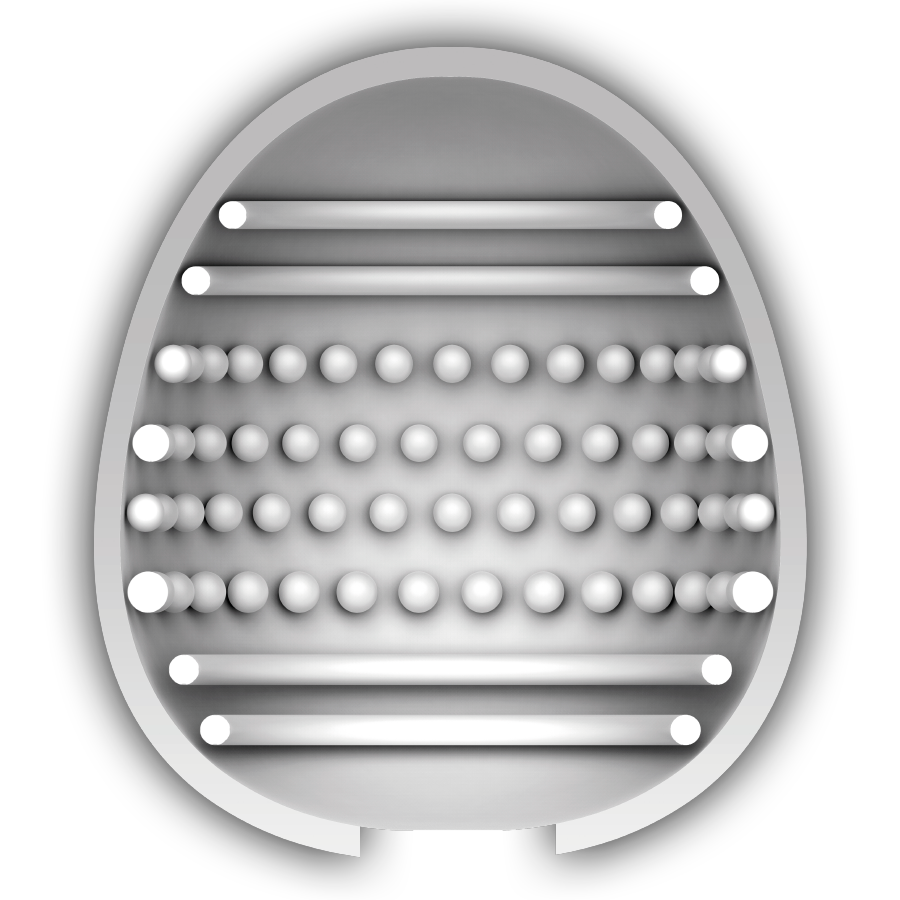 JAMYJOB -MASTURBADOR HUEVO VERSO PRETA DISCRETT