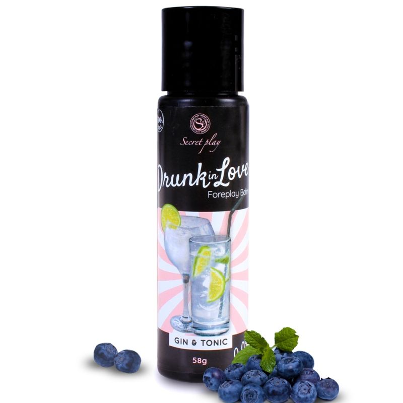 SECRETPLAY - BÊBADO NO AMOR LUBRIFICANTE GIN&amp;TONIC 60 ML