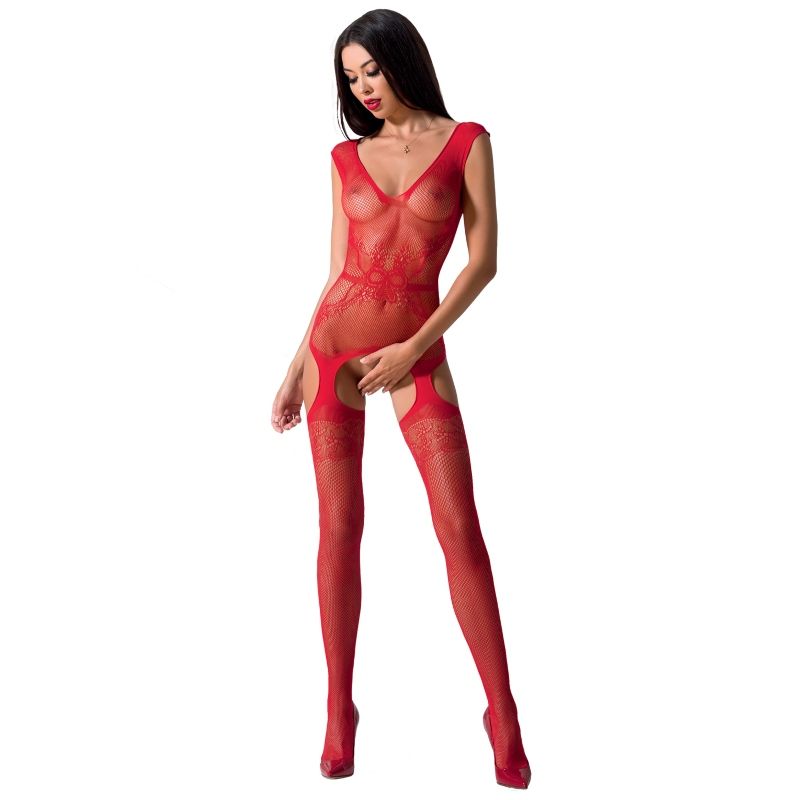 PASSION - MUJER BS062 BODYSTOCK VERMELHO TAMANHO ÚNICO