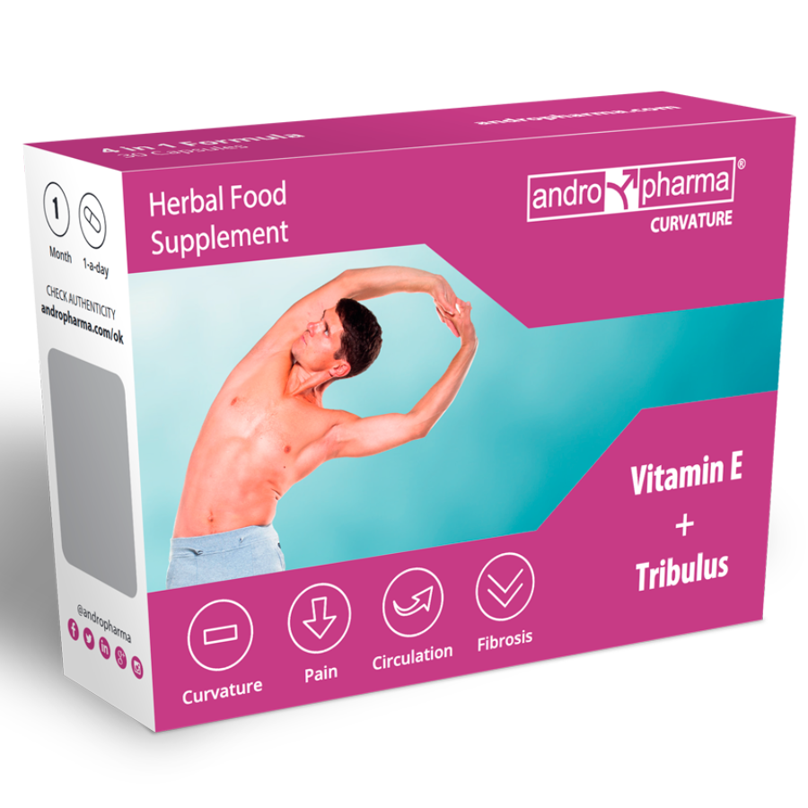 ANDROPHARMA - CURVATURE TRATAMENTO PEYRONIE - Sex Shop Sexy