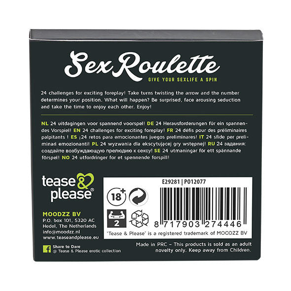 TEASE &amp; PLEASE - PREPARAÕES DE ROLETA DE SEXO
