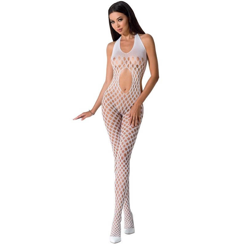 Passion - Mujer BS065 Bodystocking Preto Tamanho Único