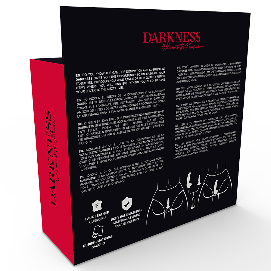 DARKNESS - CALÇA CON TAPÓN Y VIBRADOR INTERCAMBIABLE