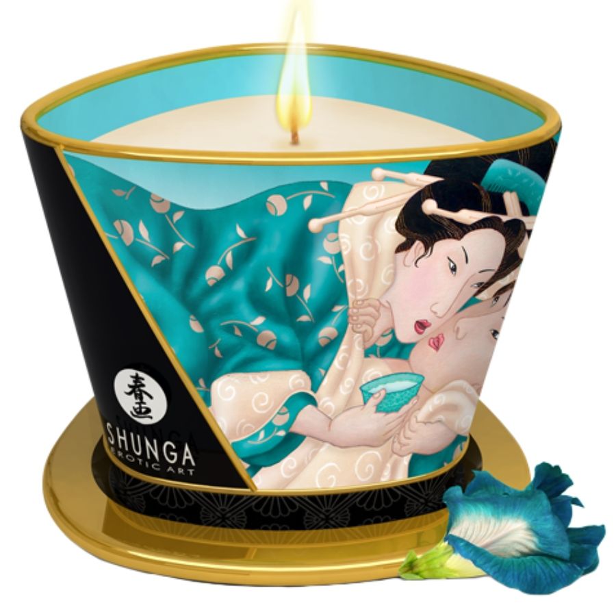 SHUNGA - VELA DE MASSAGEM ISLA FLORES 170 ML