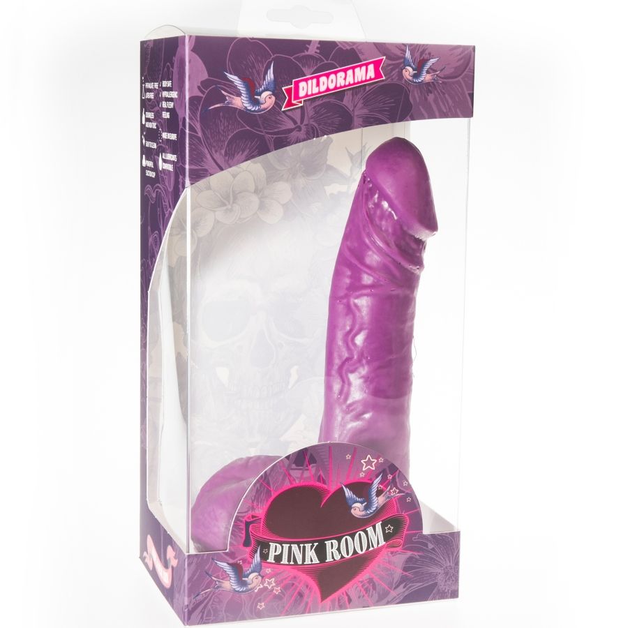 HABITACIÓN ROSA - EBAN DILDO REALISTA ROXO 19 CM