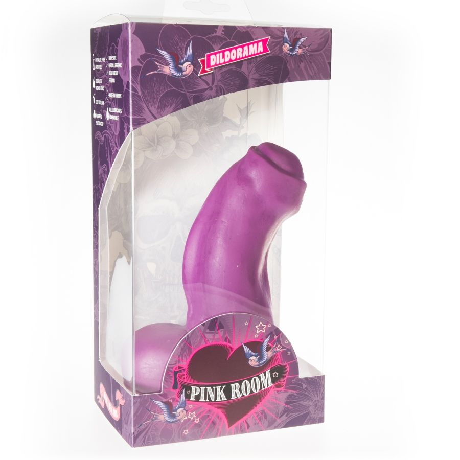 HABITACIÓN ROSA - NESTOR DILDO REALISTA ROXO 16,5 CM