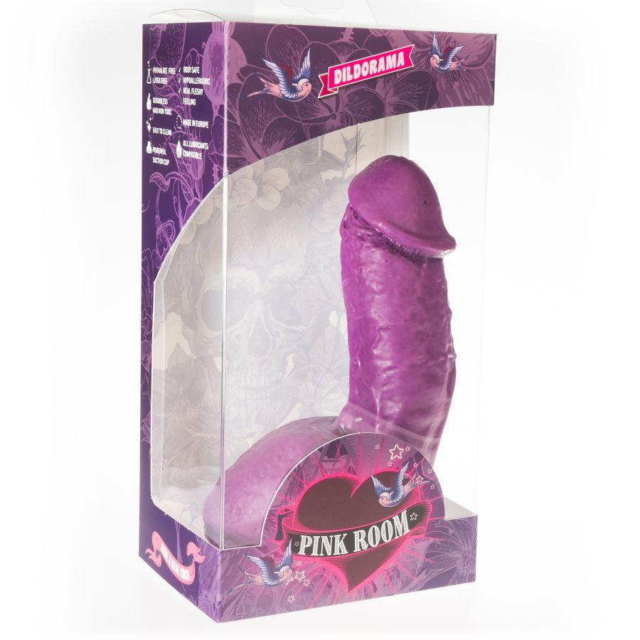 HABITACIÓN ROSA - ELIAN DILDO REALISTA ROXO 17,5 CM