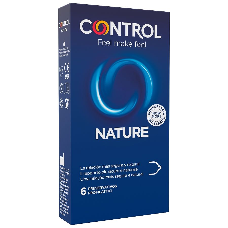 CONTROL - ADAPTA NATURE PRESERVATIVOS 6 UNIDADES - Sex Shop Sexy