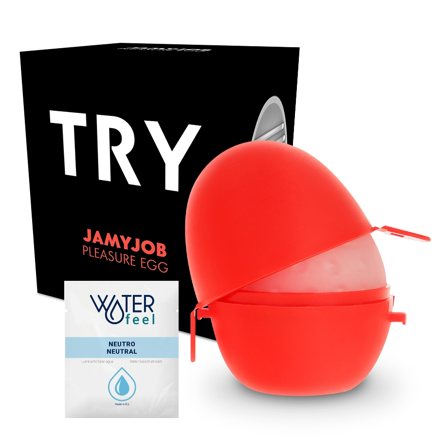 JAMYJOB -MASTURBADOR HUEVO VERSO PRETA DISCRETT