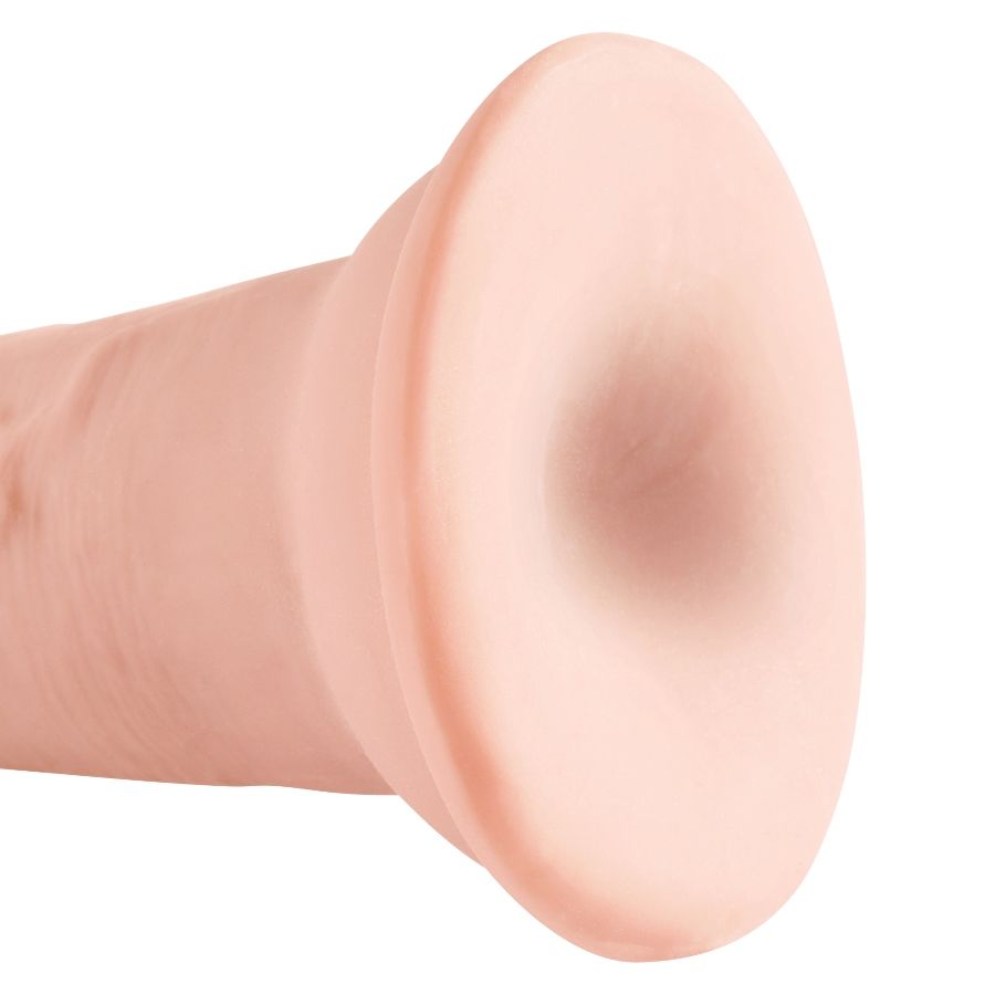 KING COCK - DILDO TRIPLA DENSIDAD 18 CM