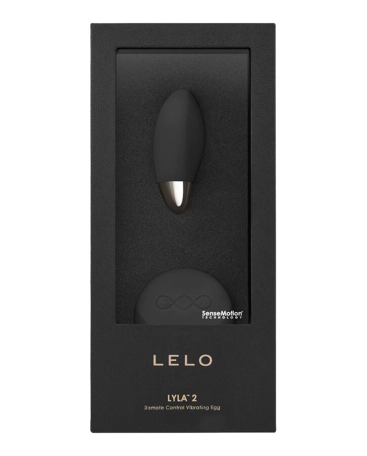 LELO - LYLA 2 INSIGNIA DESIGN EDITION OVO VIBRADOR PRETO - Sex Shop Sexy