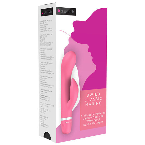 B SWISH - BWILD CLASSIC MARINE COELHO VIBRADOR GOIABA