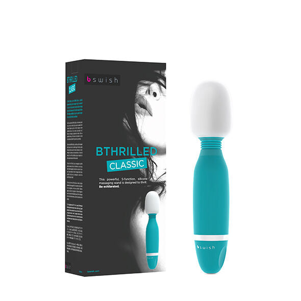 B SWISH - BTHRILLED CLASSIC WAND VIBRADOR JADE - Sex Shop Sexy