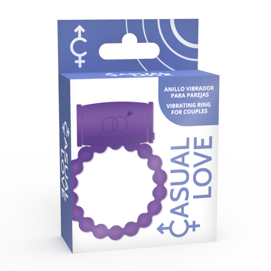 CASUAL LOVE - 25 ANEL VIBRADOR PARA CASAIS VIOLETA - Sex Shop Sexy