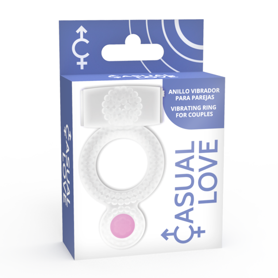 CASUAL LOVE - ANEL DOUBLE PLEASURE TRANSPARENTE - Sex Shop Sexy